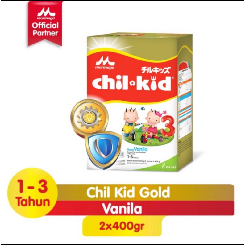 Morinaga Chil Kid Gold vanila 800gr exp 2024 Dus Utuh