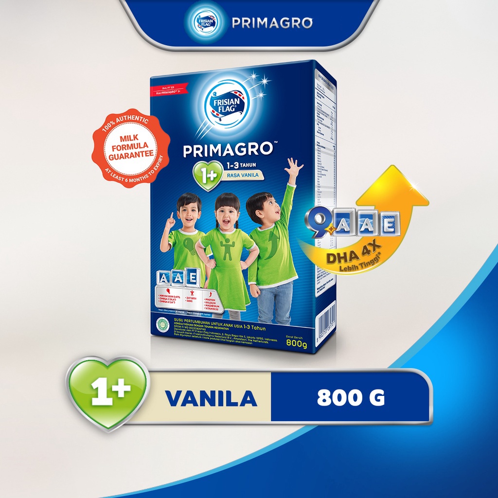 Frisian Flag Primagro 1+ Vanilla - 750 gr