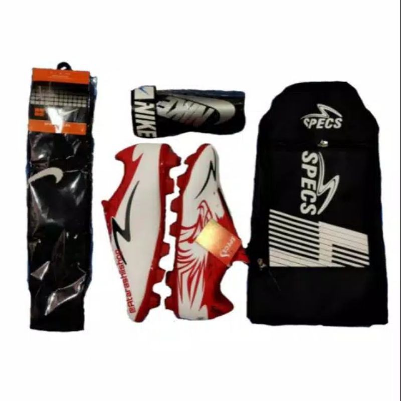 promo paket komplit sepatu bola speck light speed,iluzion,spyder terbaru banyak bonus-4