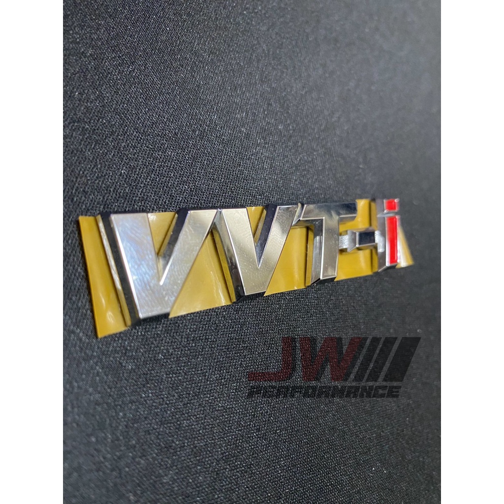 EMBLEM LOGO TOYOTA  VVTI ORIGINAL EMBLEM TULISAN VVTI