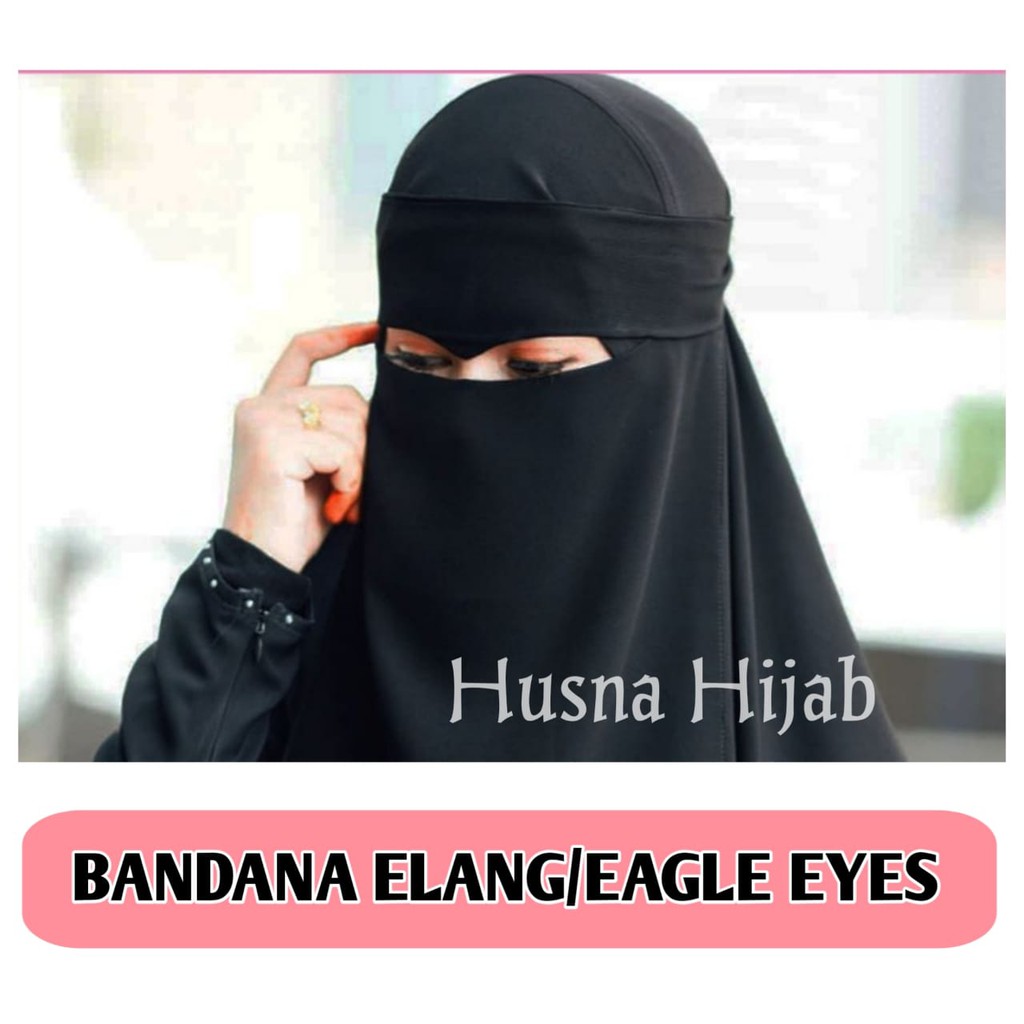 [HUSNA HIJAB] Cadar Bandana Eagle Eyes Murah / Cadar Bandana Elang / Cadar Elang