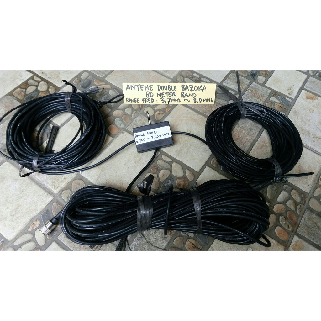 ANTENE HF DOUBLE BAZOOKA 80 METER BAND