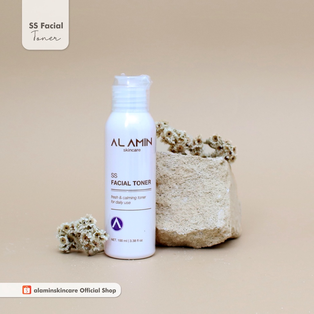 Alamin SS Face Toner  | Penyegar Wajah Kulit Sensitif/Iritasi/Kemerahan |