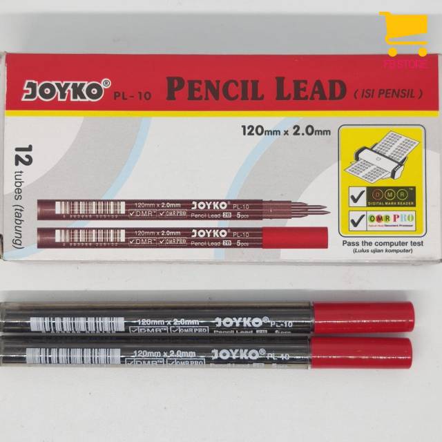 

Isi pensil joyko 2B 2.0mm PL-10 / PL-16 mechanical pencil leads