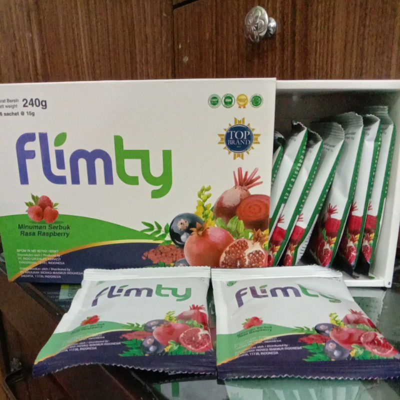 

Flimty Minuman Serbuk Rasa Rasperry per Sachet