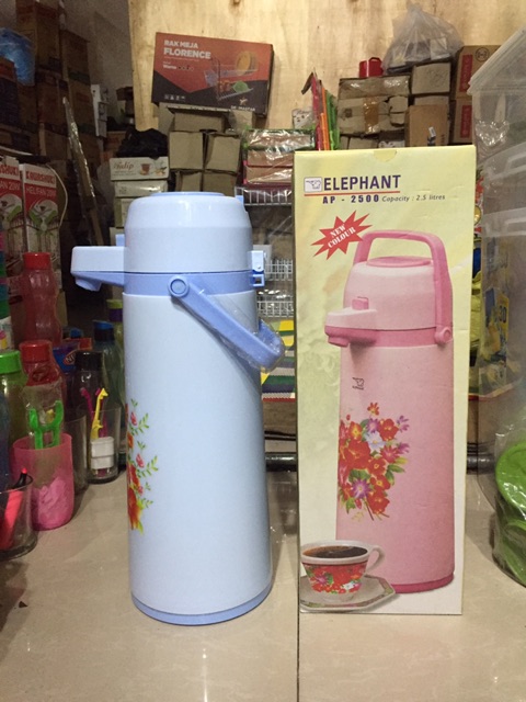 TERMOS AIR PANAS PENCET 2.5 LITER ELEPHANT