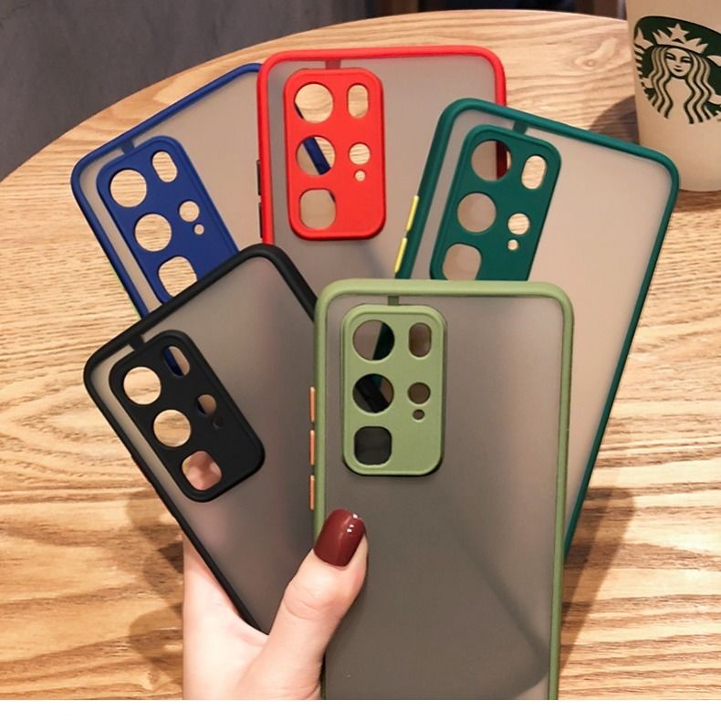 Hard Case Pelindung Lensa Kamera Belakang Warna Permen Untuk Huawei P40 Pro Plus P30 P20 Pro