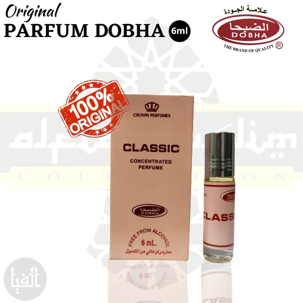 Dobha Red Rose Parfum Minyak Wangi Non Alkohol 6ml Roll On