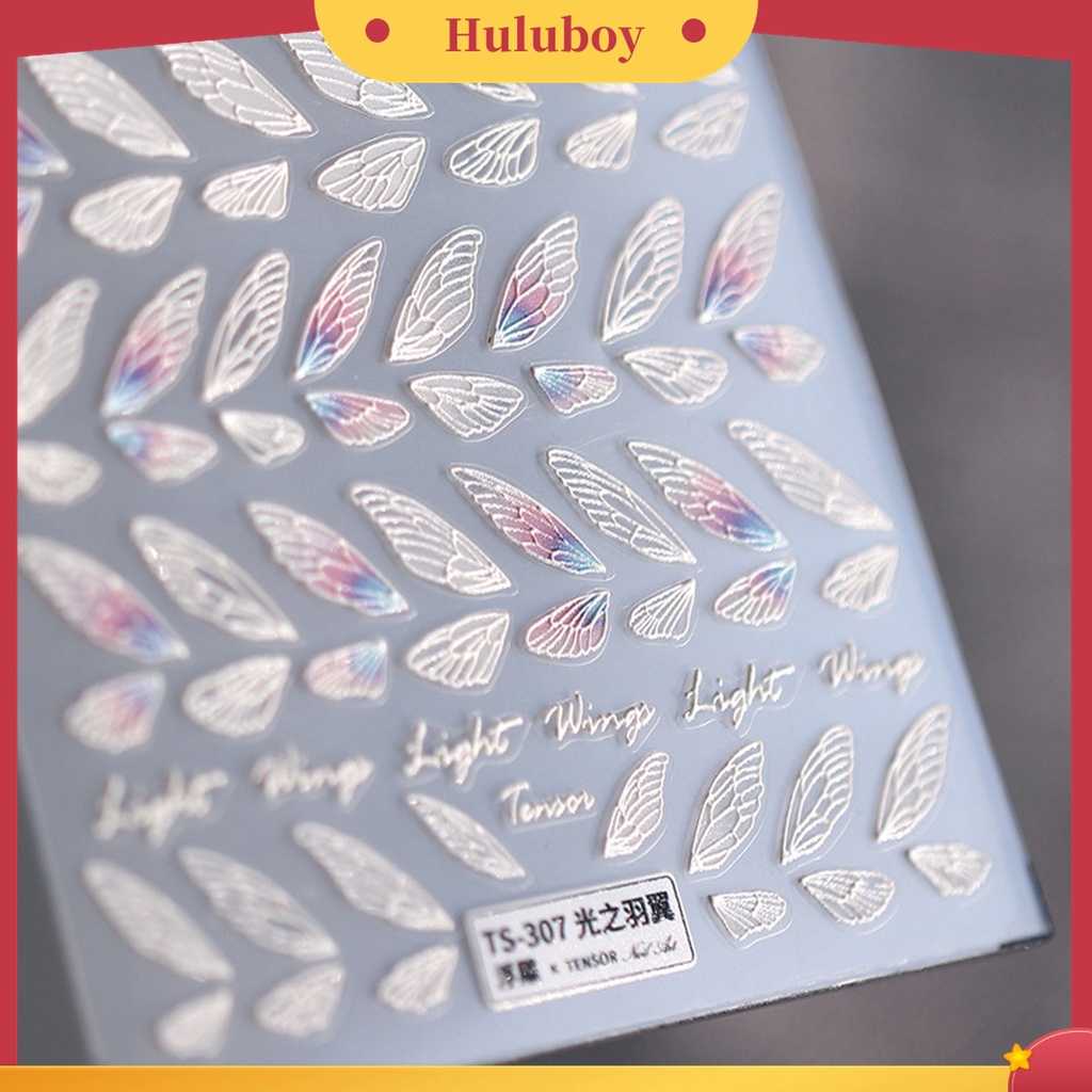 Huluboy Huluboy♡ Stiker Kuku Aneka Bentuk Ultra Tipis Untuk Nail Art