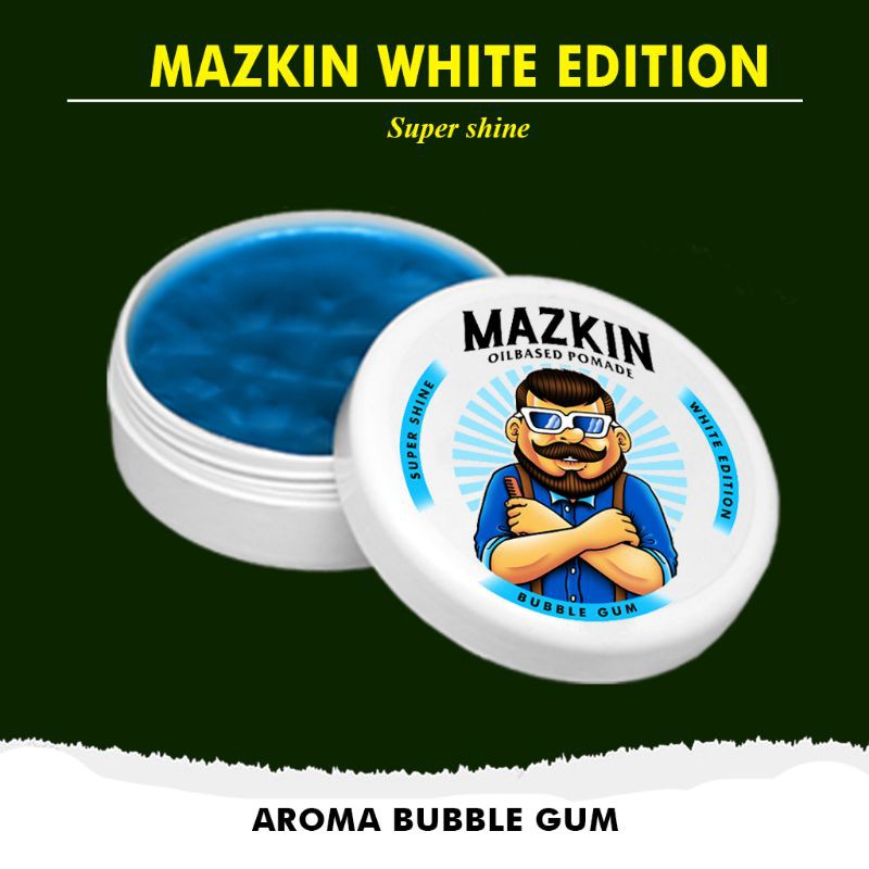 POMADE MAZKIN WHITE EDITION oilbased PROMO GROSIR MURAH