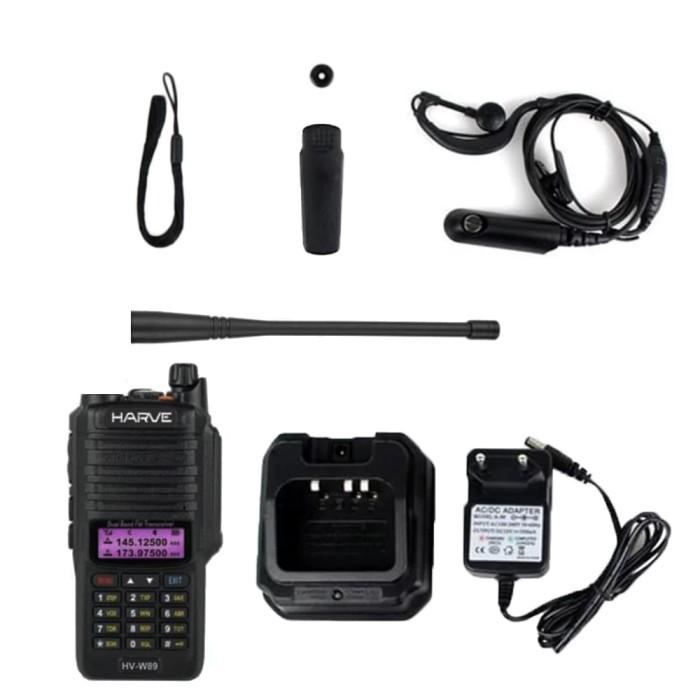 Ht / Ht Harve W89 Waterproof Handy Talky Harve Hv-W89 Dual Band Ht Tahan Ai