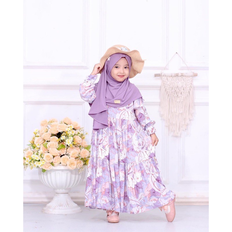 [GAMIS COUPLE] FREYA HOMEY DRESS by SHAHIA Hijab Dijual Terpisah