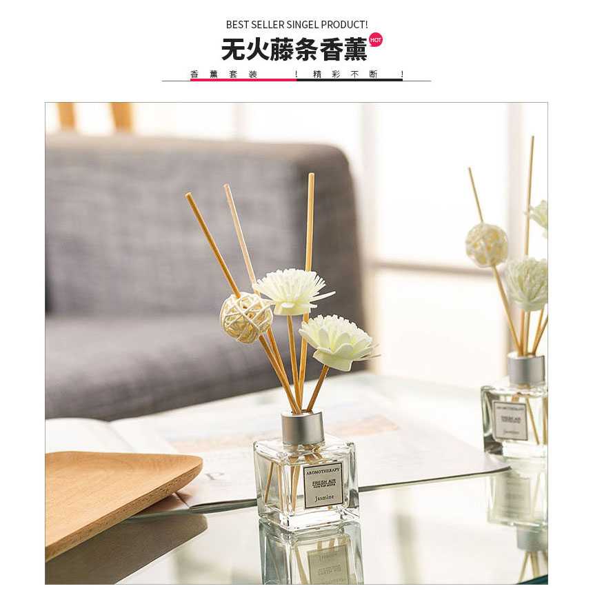 Taffware HUMIDIFIER Parfum Pengharum Ruangan STROONG Aroma Therapi Diffuser Rattan Sticks Isi 50ml