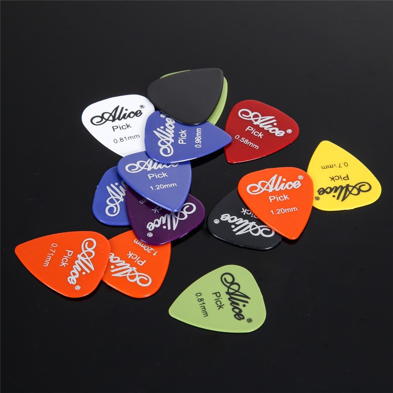 Alice Pick Gitar Akustik Isi 50 Pcs Mix Plus Box Penyimpanan