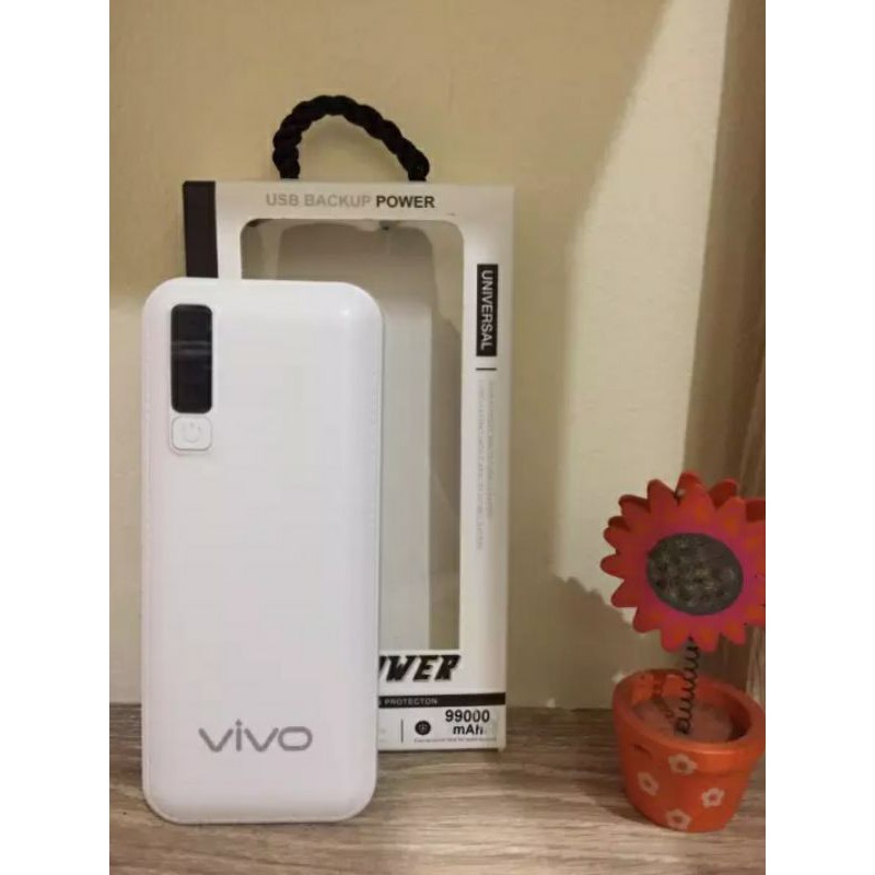 Power Bank Samsung OPPO VIVO REDMI REALME 99000 mAh 2 USB LED Senter Powerbank samsung OPPO VIVO DLL