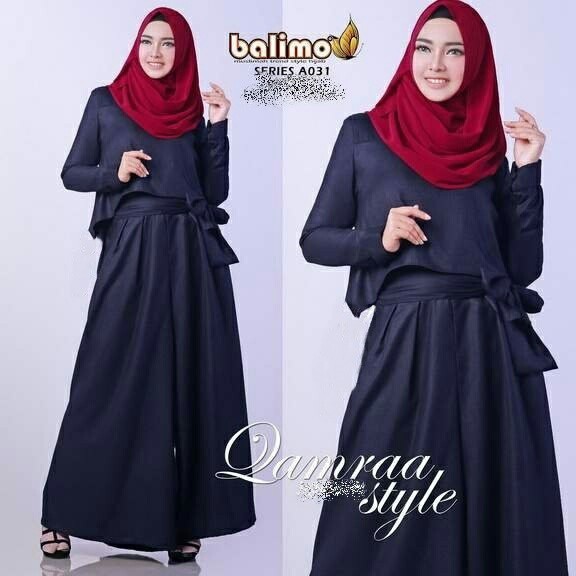 HCL STELAN MUSLIM ZIMRA+PASMINA / SETELAN MUSLIMAH