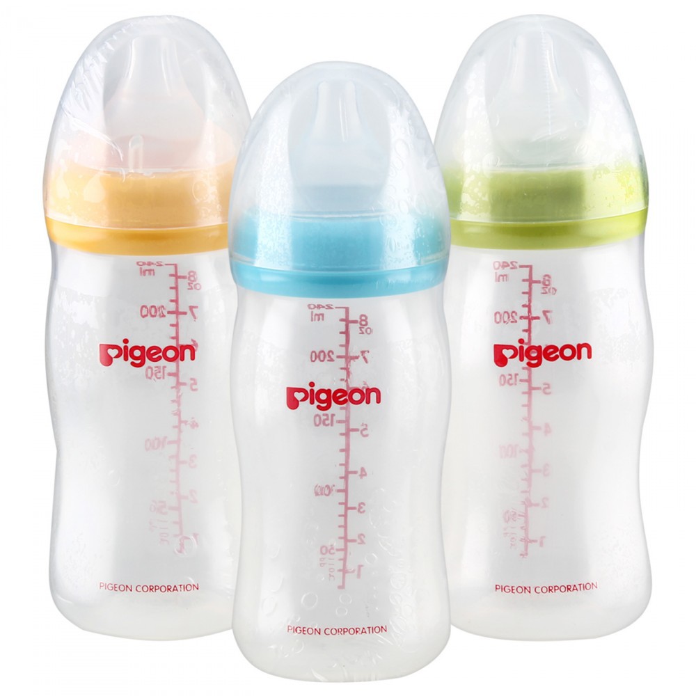 Promo Buy 2 Free 1 Botol Pigeon Wide Neck 240 ml (3 pcs)