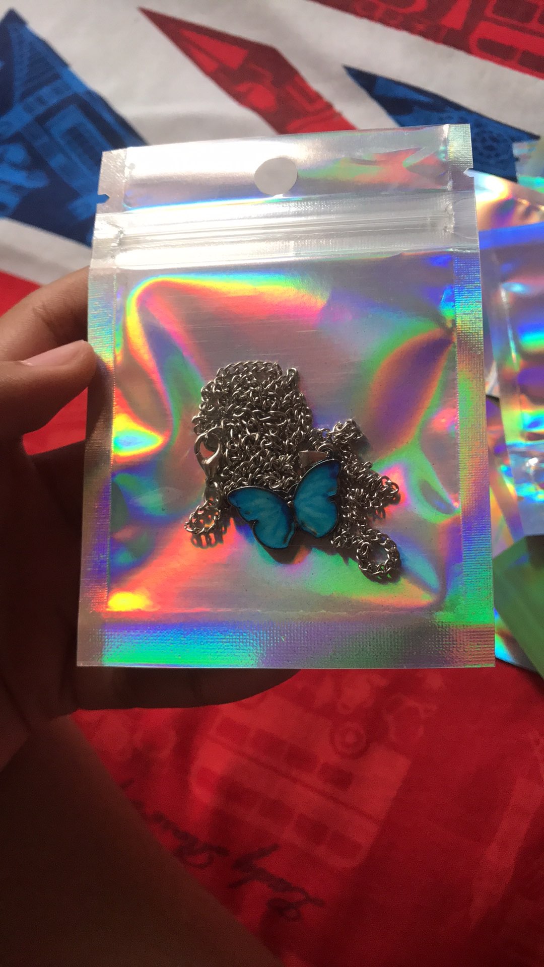 Hologram Ziplock/ziplock Alumunium Foil/pouch Zip Lock Hologram Packing/holographic Ziplock Laser