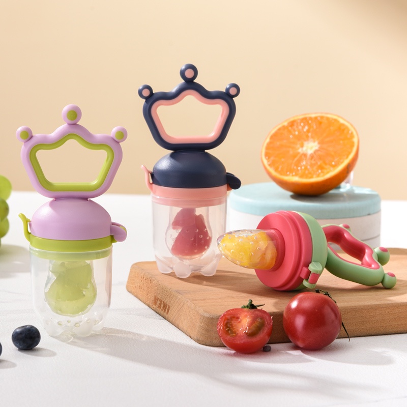 Dot Buah Bayi MPASI Baby Fruit Feeder Pacifier Empeng Buah Bayi Silikon Baby Fruit &amp; Food Feeder BPA Free CJ06