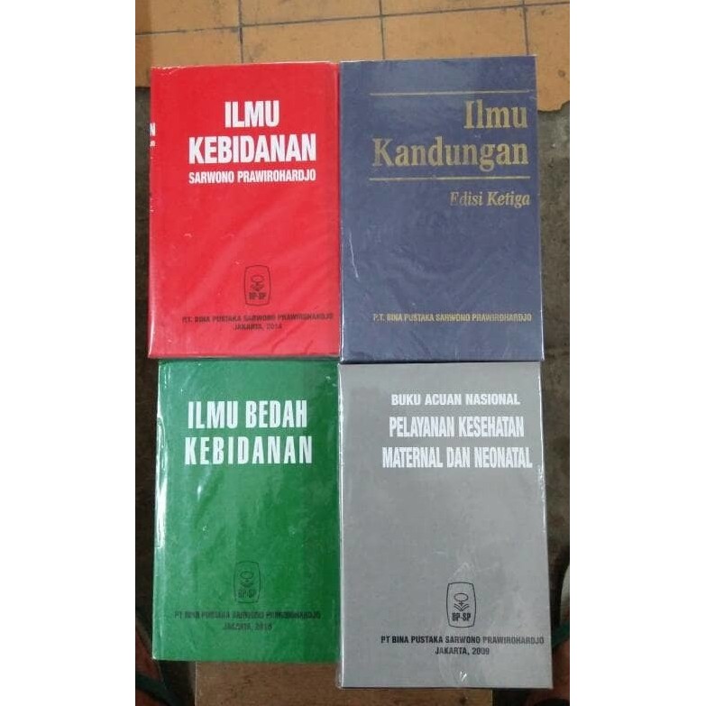 BUKU PAKET ILMU KEBIDANAN SARWONO 4 BUKU