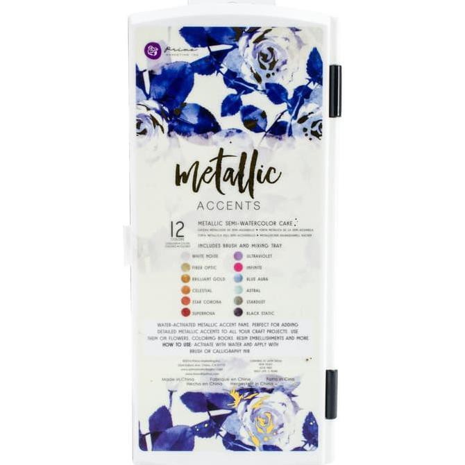 

Stok Baru! Prima Marketing Watercolor Metallic Accents - 12 Colors Terpercaya