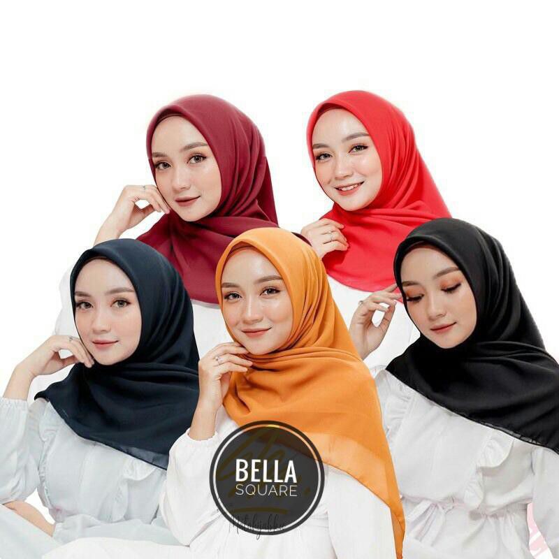 HIJAB BELLA SQUARE TAMBAHAN ISI HAMPERS