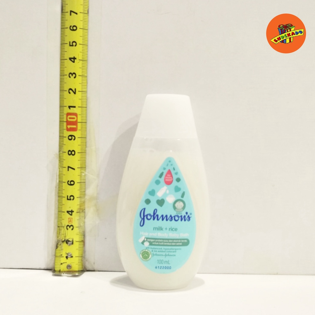 Johnson's Milk+Rice Hair and Baby Bath Sabun Bayi