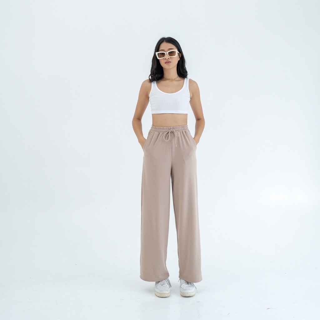 AIJO | Jolly Cullote 2 | Kulot Panjang Babyterry-Krem