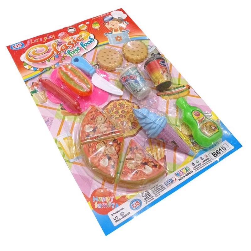 MAINAN PIZZA SET OCEAN OCT 1907 - Mainan Ank