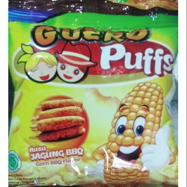 

Guero Puffs BBQ - Makanan Ringan - Jajanan Murah