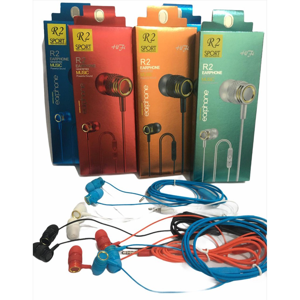 headset macaron R2 R4 R5 R6 R7  / universal superbas oppo samsung vivo mi realme infinix