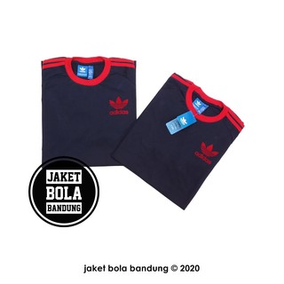  KAOS  ADIDAS  ORIGINALS CALIFORNIA NAVY RED FOTO  ASLI LOGO 