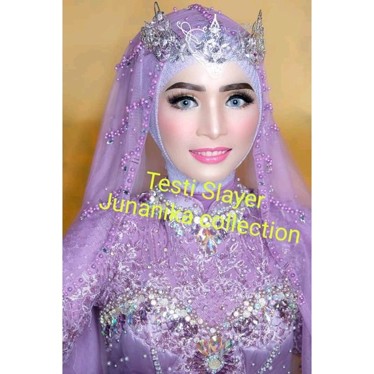 Slayer Pengantin /Slayer mutiara Pengantin /Hijab Pengantin