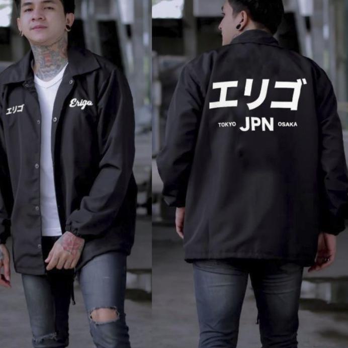 Terlaku... JAKET ERIGO COACH FUJINKAI PRIA TERBARU MODIS DISTRO KEKINIAN MURAH BAHAN TASLAN PARASUT 