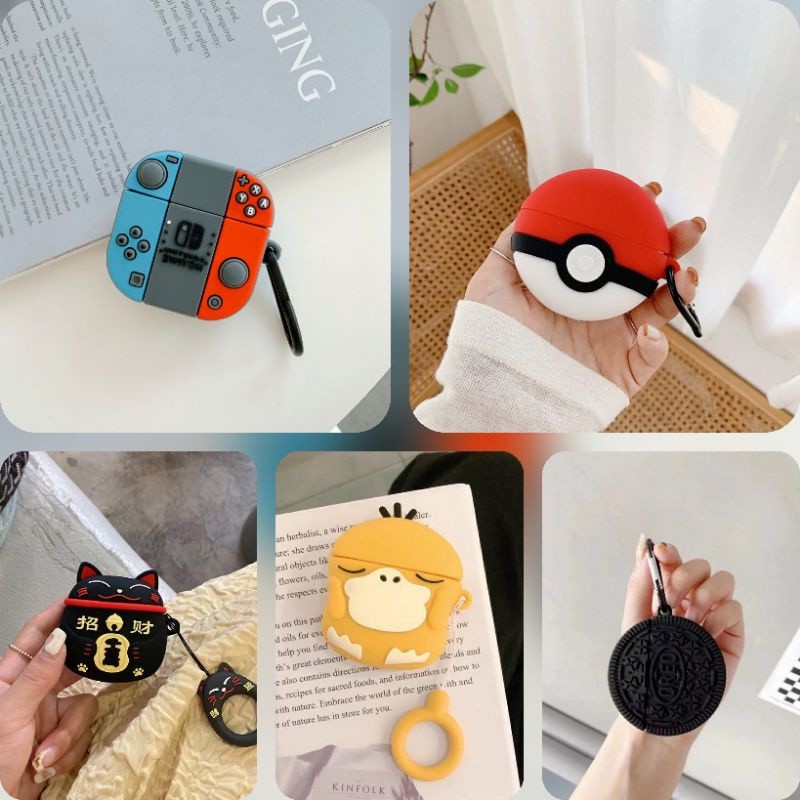 Casing Case Huawei Freebuds 4 TWS Case Cover Pouch Silicone Kartun Lucu