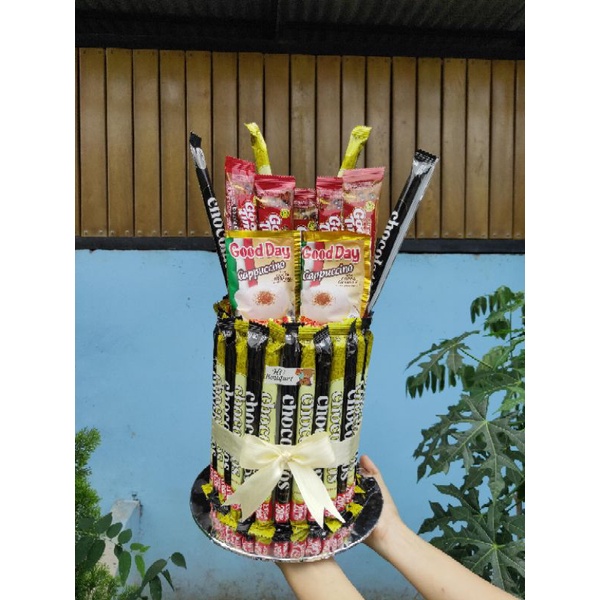 

Snack tower satu tingkat kopi | Snack tower untuk cowo/pria | Snack tower murah tangerang
