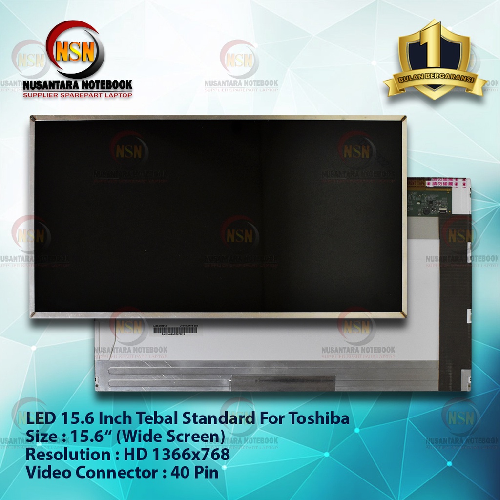 LED LCD Layar 15.6 Standard tebal For asus N56 N56v N56v8