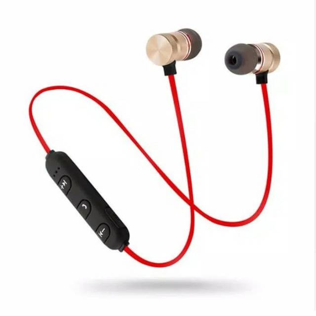 Headset Bluetooth Sport / Earphone In - Ear Stereo Wireless Bluetooth 4.2 Magnetik / Fashion Headset