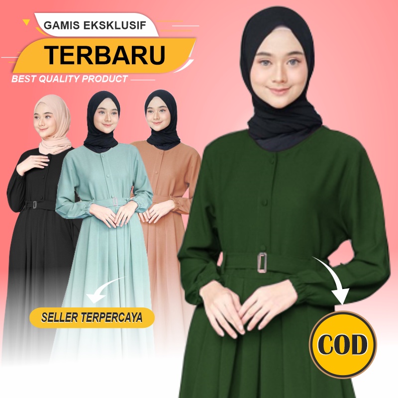 Baju Gamis Remaja Terbaru Wanita Dress Kondangan Cewek Muslim Terbaru Kekinian 2022 2021 Baju Lebaran Polos Fashion Muslim Bju Pakaian Muslim Wanita Dres Gamis Terbaru2022 Baju Lebaran Wanita Model Terbaru Mewah Modern Elegan