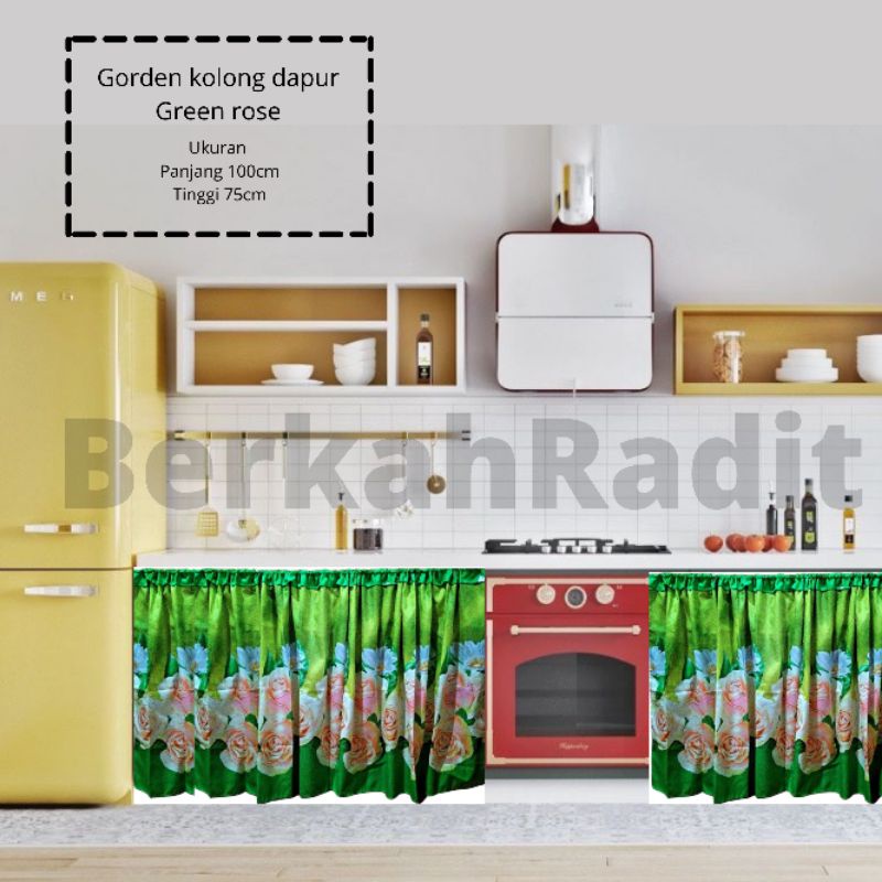 Gorden kolong dapur minimalis