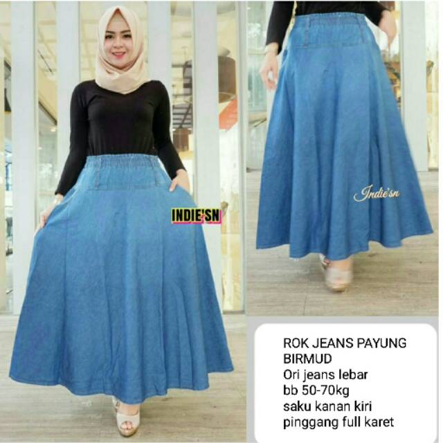 Rok Payung Polos New 4w