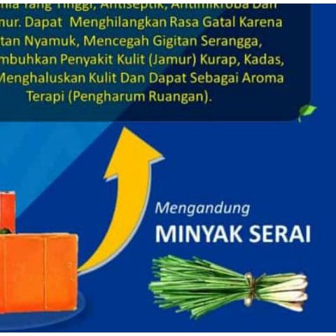 ➭ Sabun Citronella 80 gram Sabun Bidoyi Citronella Original ℗