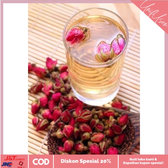 

⭐COD⭐ Teh mawar (rose bud tea) 500gr