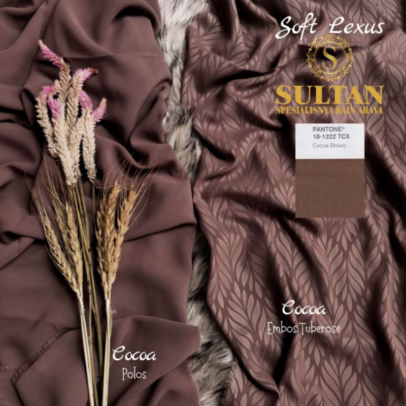 50CM EMBOS TUBEROSE SOFT LEXUS COCOA KAIN SULTAN