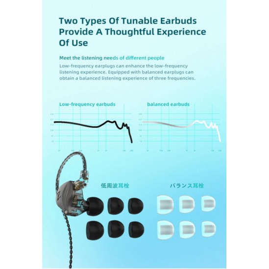 DRIVER QKZ ZAX2 Balanced Sound With Bass Boost Earphone Gaming Headset ALT MT1 VK4 EDX PRO-3