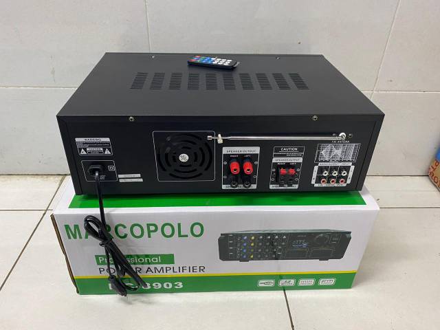 Power Mixer 4 Channel Marcopolo Mc-8903 Usb Sd dan radio FM