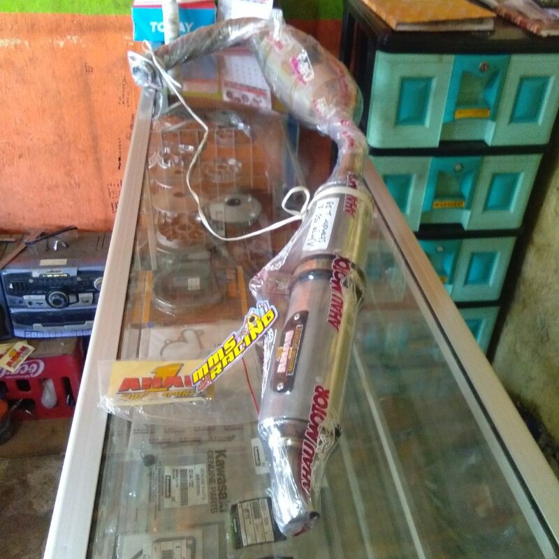 knalpot Racing ninja R/RR ahau leher l stenlish 39 step std