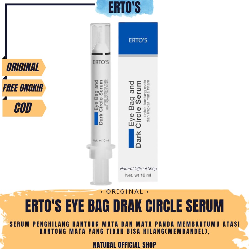 Ertos Eyebag & Dark Circle Serum Penghilang Kantung Mata Panda
