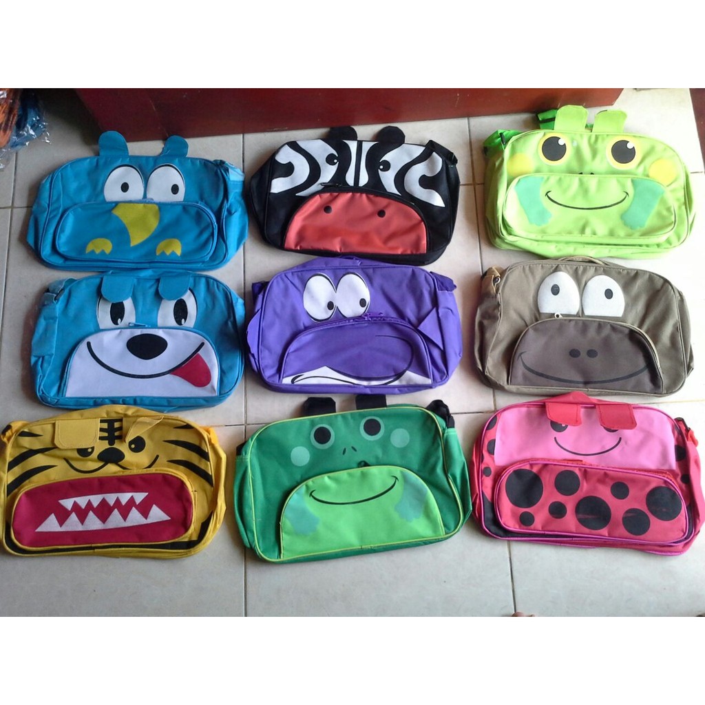 

TAS SELEMPANG ANIMAL souvenir ulang tahun anak unik goodie bag goody