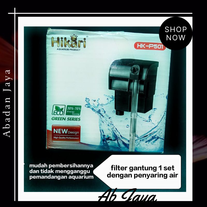 filter gantung hikari hk p-501/filter aqurium